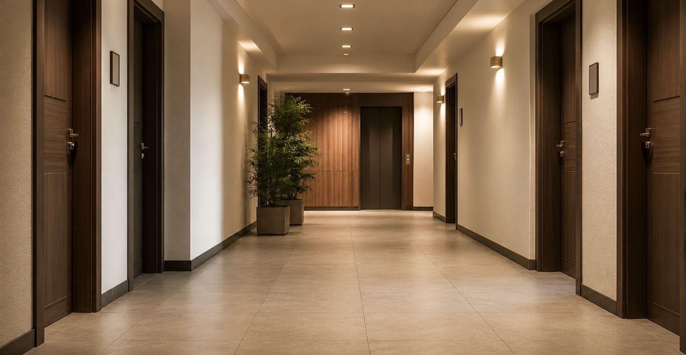 płytki do hotelu ciagi komunikacyjne