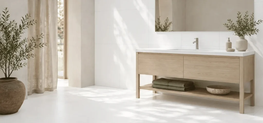 gres aria white mat 60x60 aranzacja 1
