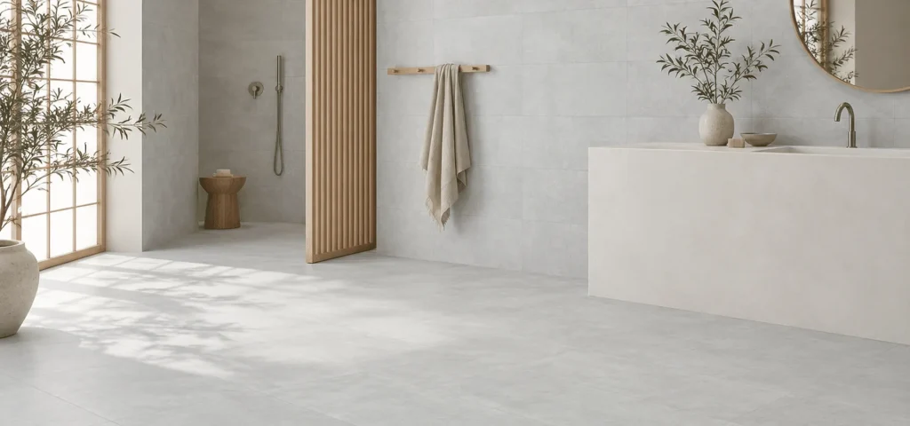 gres denver light grey mat 30x60 aranzacja 2