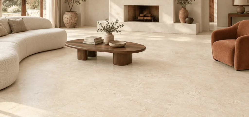 gres dozza cream mat 100x100 aranzacja 2