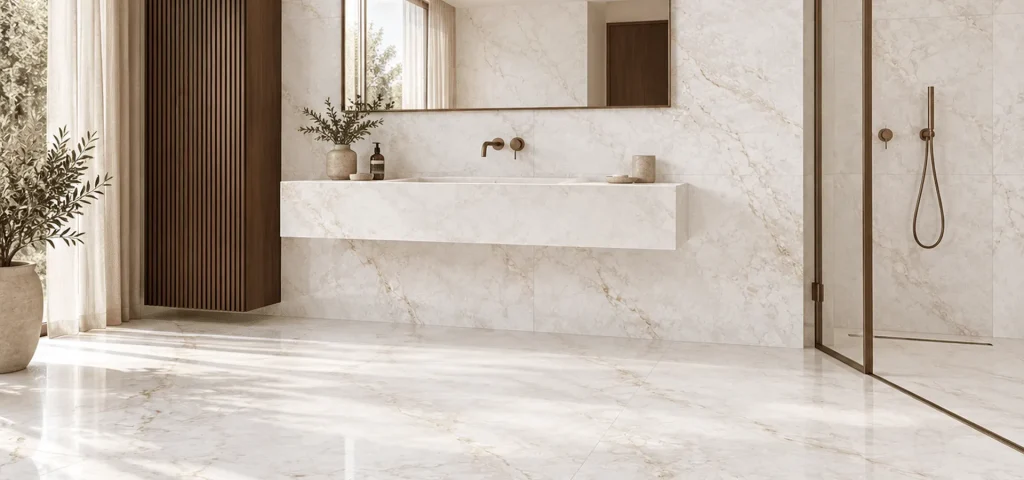 gres glacier white lappato carving 60x120 aranzacja 3