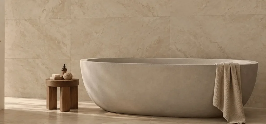 gres oblique beige mat 60x120 aranzacja 1