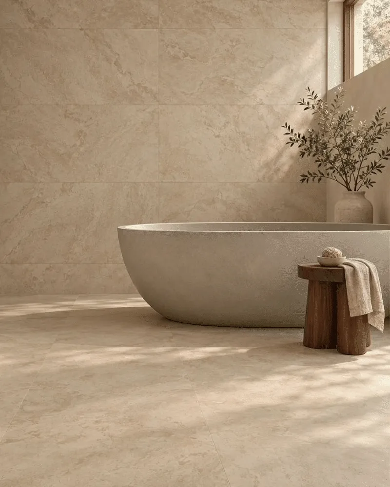 gres oblique beige mat 60x120 aranzacja 3