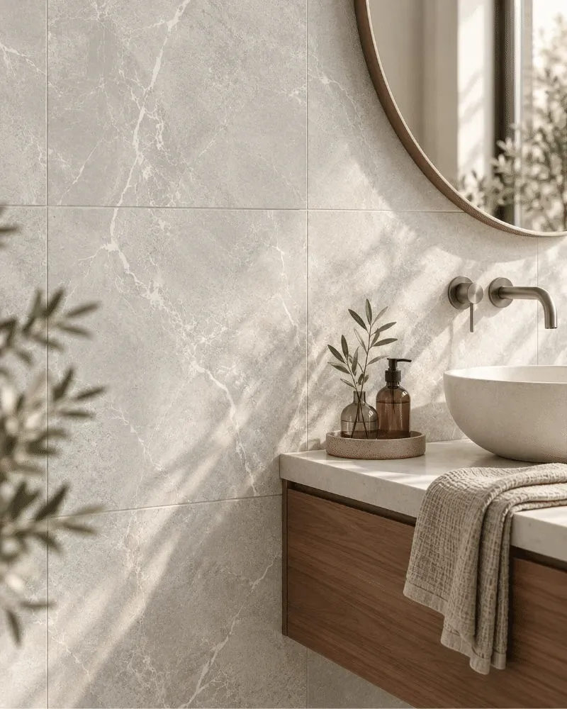 gres sky stone light grey mat 60x60 aranzacja 3