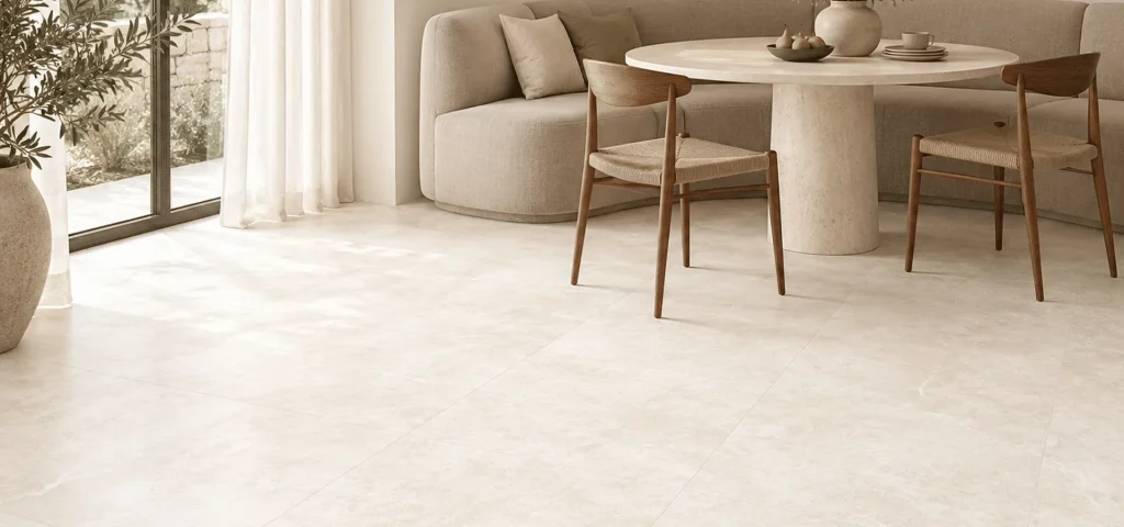 gres space stone ivory mat 60x60 aranzacja 1