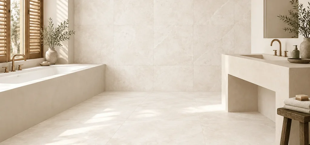 gres space stone ivory mat 60x60 aranzacja 2