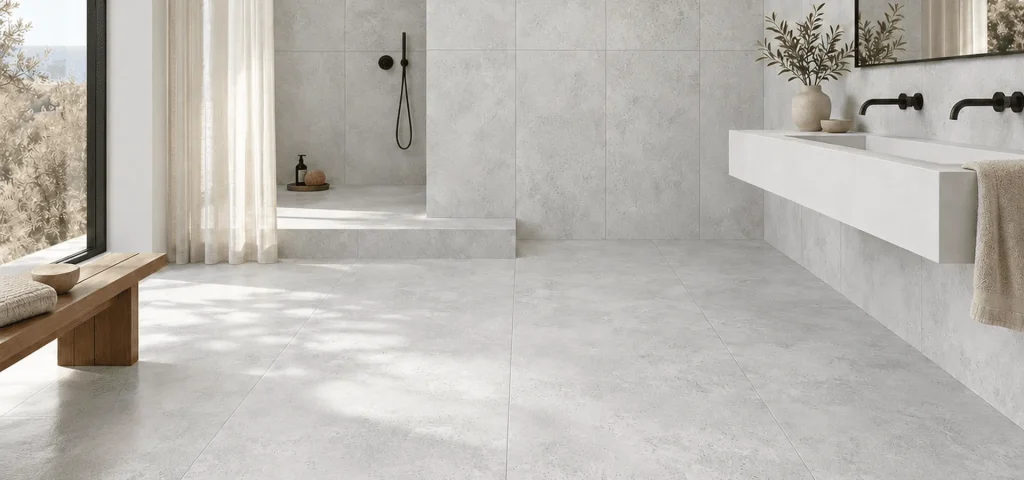 gres tender light grey mat 60x120 aranzacja 1