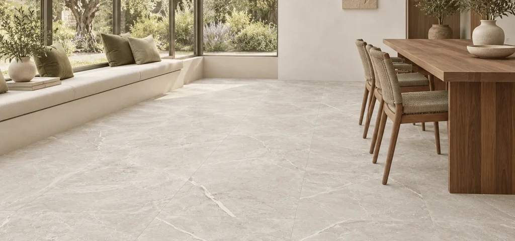gres the stone beige carving mat 60x60 aranzacja 1