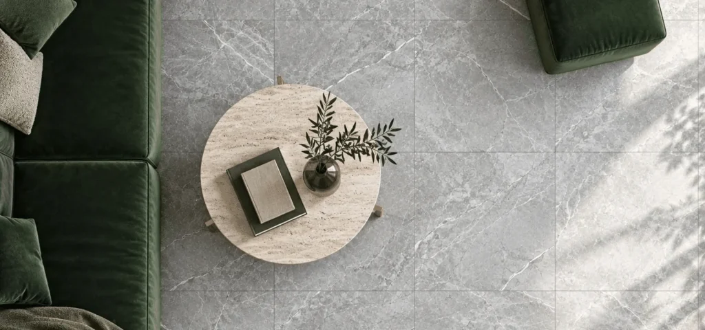 gres the stone grey carving mat 60x60 aranzacja 2